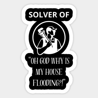 plumber funny Sticker